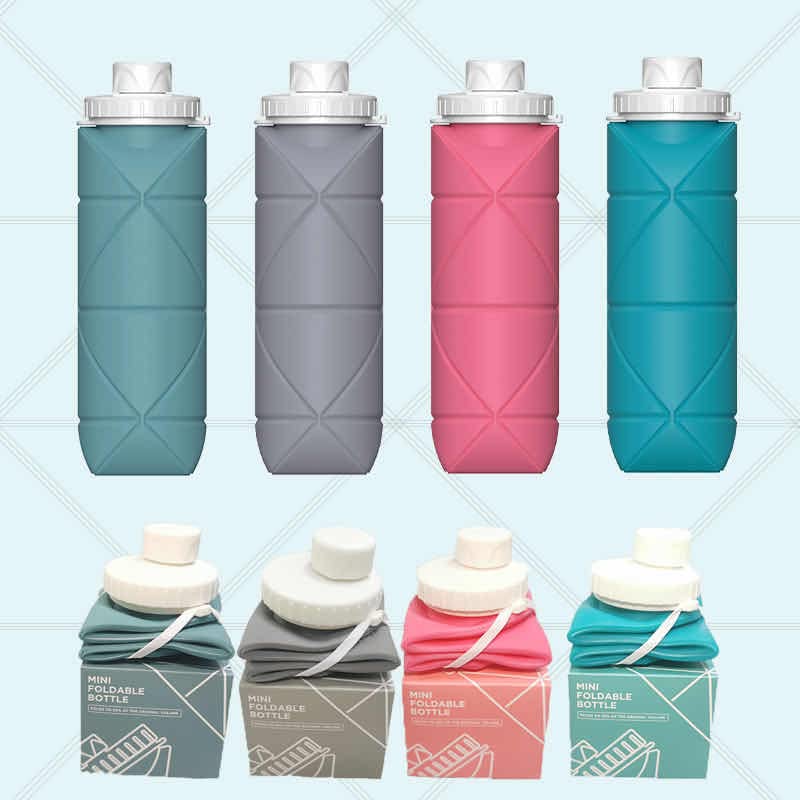 Silicon Foldable Water Bottle | زجاجة مياه سيليكون قابلة للطي