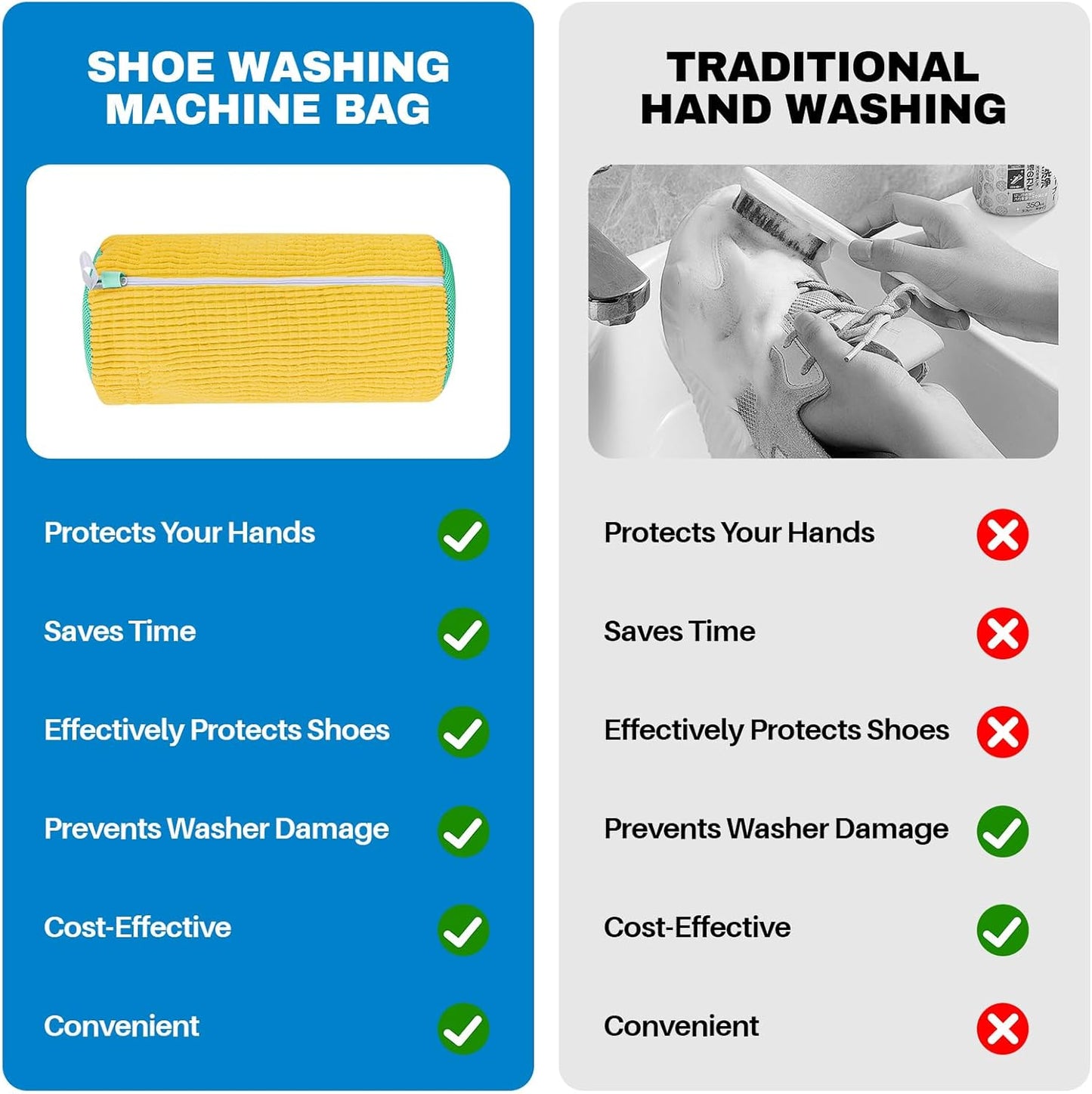 Shoes Washing Bag | كيس غسيل الأحذية